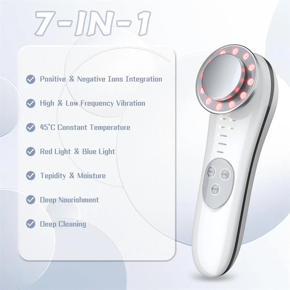 KentDO™ Ionic Facial Cleanser – LED & EMS Skin Rejuvenator
