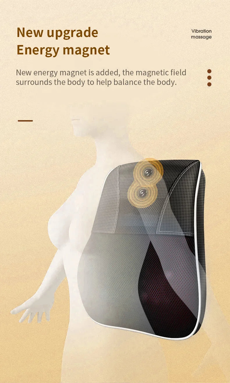 KentDO™ Electric Massage Neck Pillow with Heat Relief