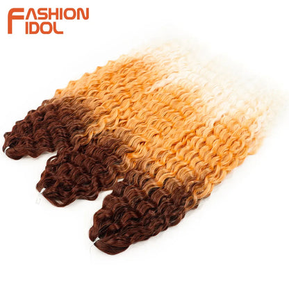 KentDO™ Water Wave Crochet Hair – Soft, Natural Curls 22"