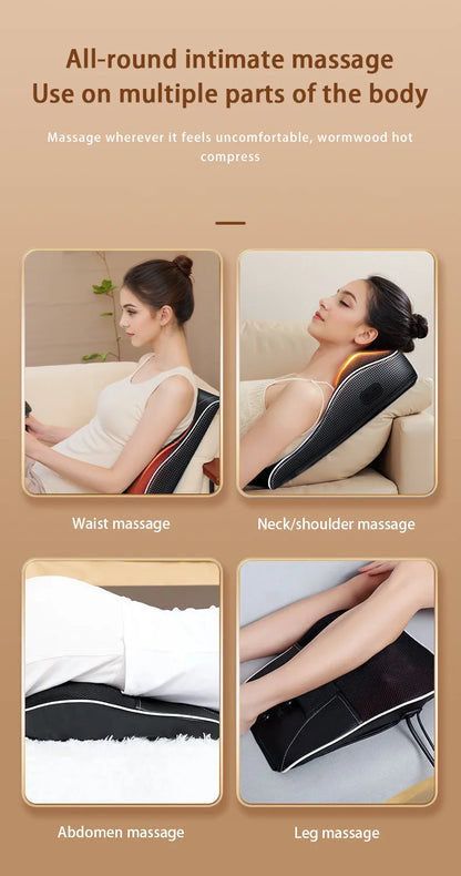 KentDO™ Electric Massage Neck Pillow with Heat Relief