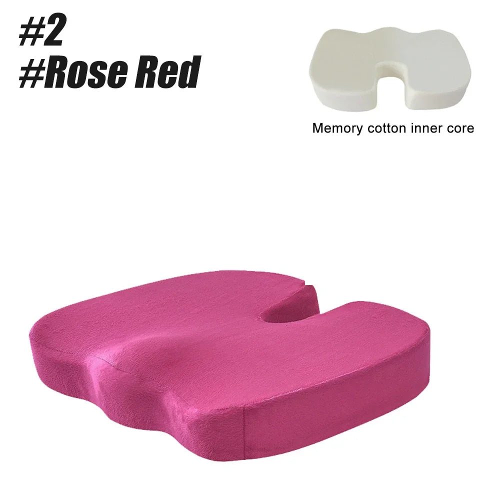 KentDO™ Memory Foam Seat Cushion – Coccyx & Back Relief