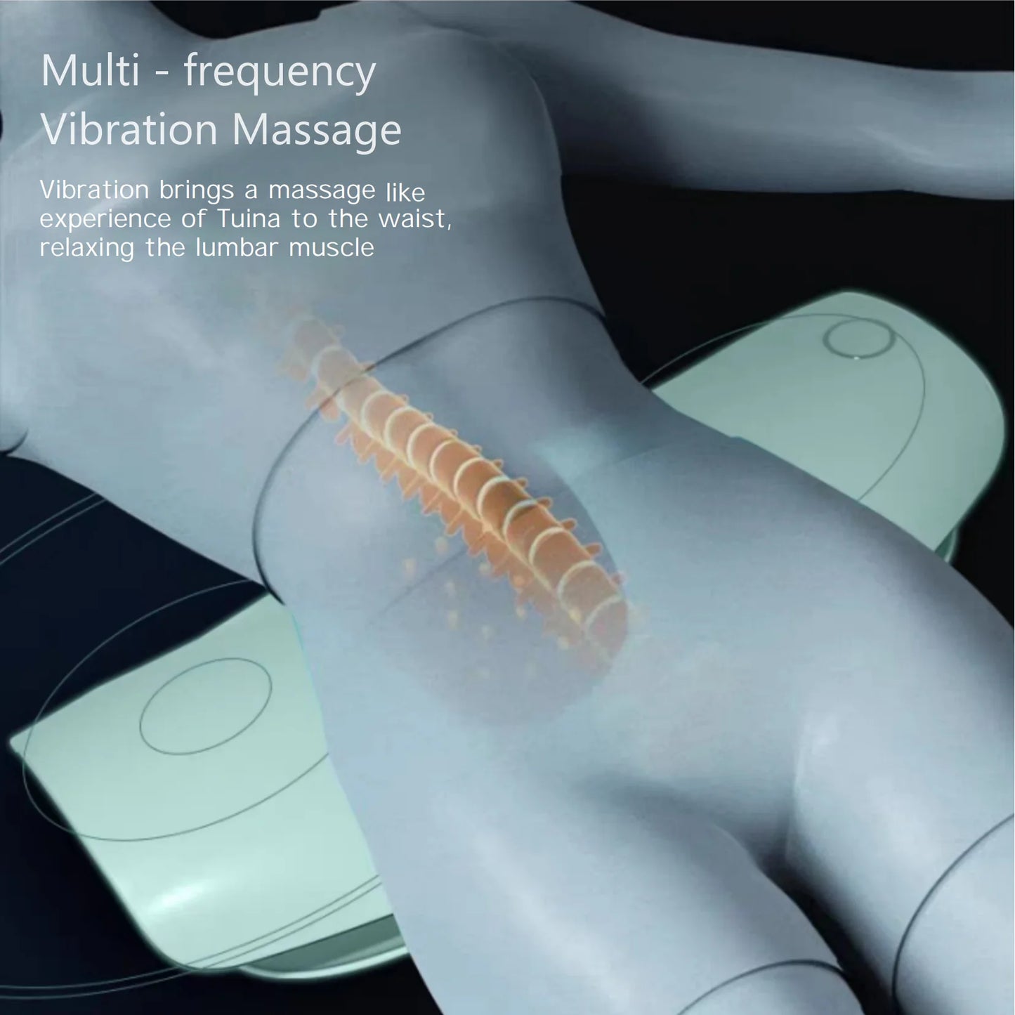 Lumbar Traction Device with Airbag Massage for Back Pain