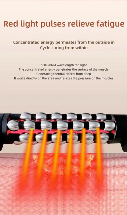 KentDO™ Heated Massage Roller with Red Light Therapy