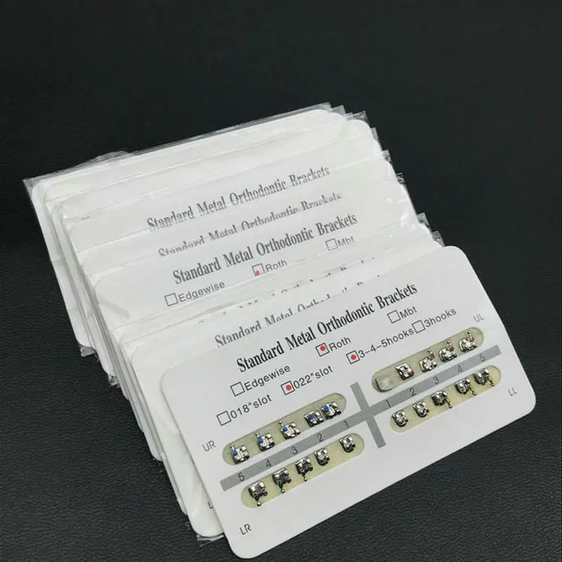 Dental Metal Brackets for Precise Orthodontic Alignment
