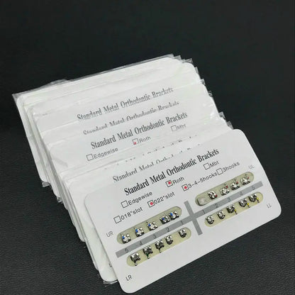Dental Metal Brackets for Precise Orthodontic Alignment