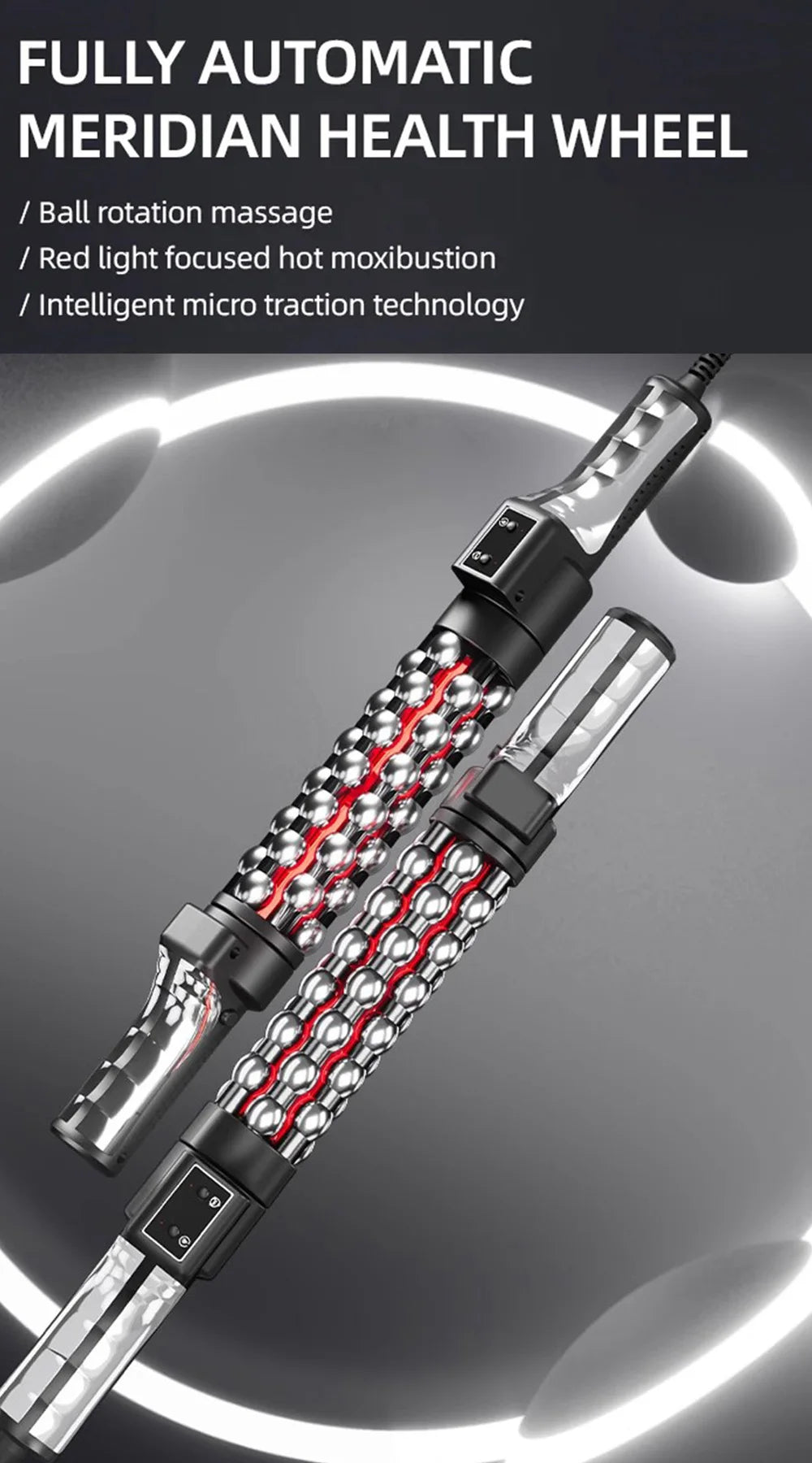 KentDO™ Heated Massage Roller with Red Light Therapy