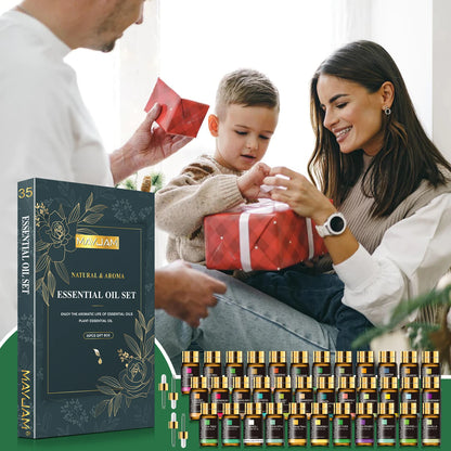 MAYJAM 35pcs Essential Oils Set for Diffuser DIY