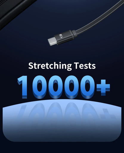 KentDO™ Retractable Car Charger – 105W Fast Multi-Device Adapter