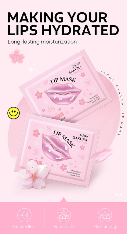KentDO™ Cherry Blossom Lip Mask – Hydrating & Exfoliating Care