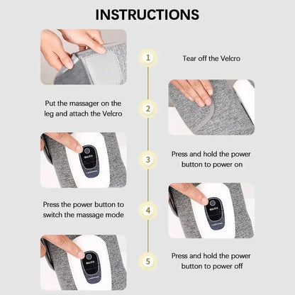 Wireless Leg Massager for Calf Relief & Muscle Recovery