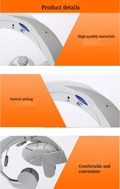 KentDO™ Electric Head Massager Helmet – Stress & Hair Care