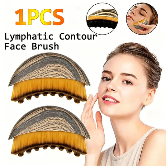 Lymphatic Face Brush for Sculpting & De-Puffing Facial Care!