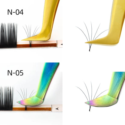 KentDO™ Precision Eyelash Tweezers – Stainless Steel Grip