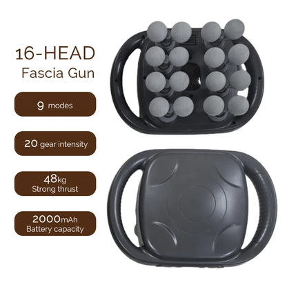 KentDO™ 42-Head Fascia Massage Gun – Deep Muscle Relief