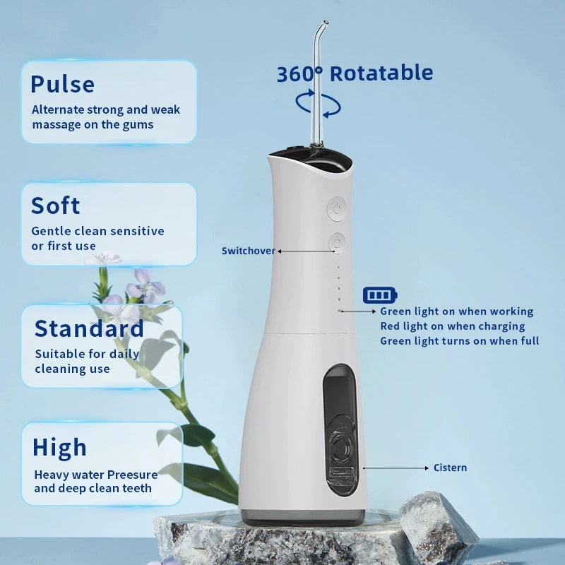 Portable Water Flosser – Deep Clean & Healthy Smile