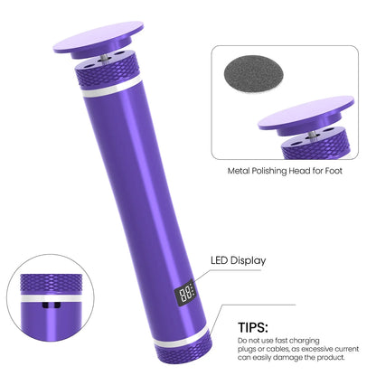 KentDO™ Electric Foot File – Smooth Heels & Callus Removal