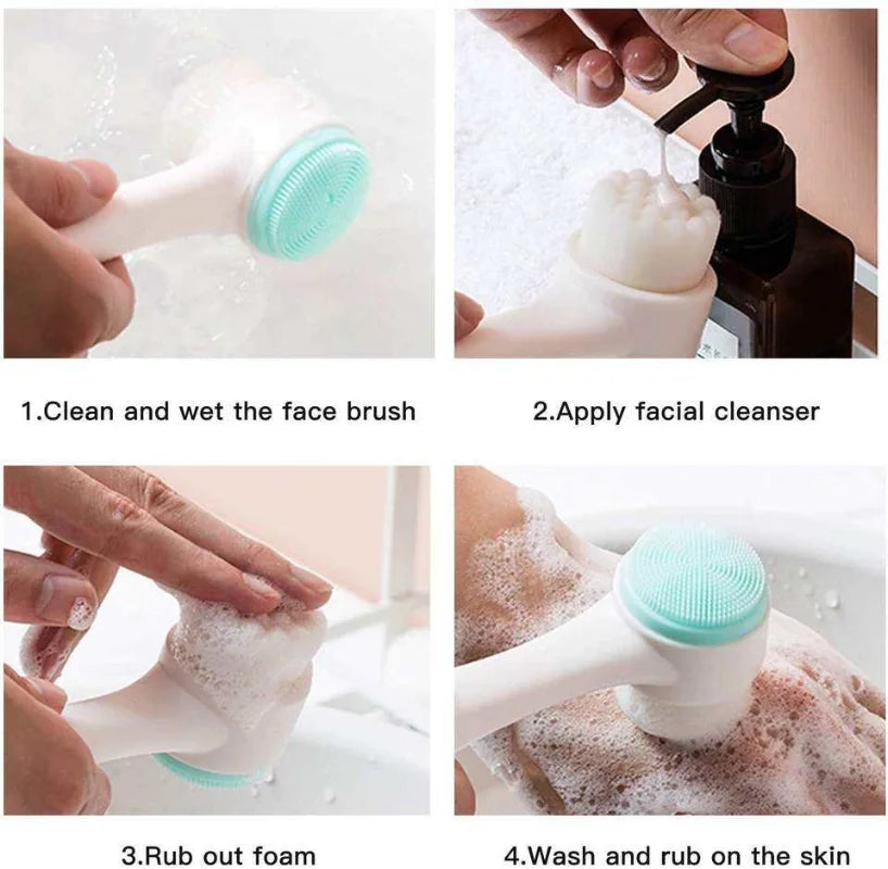 KentDO™ 3D Silicone Facial Cleansing Brush for Deep Pore Care