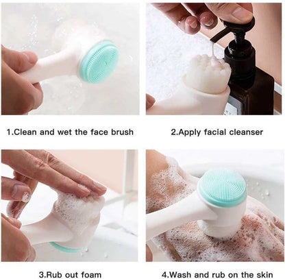 KentDO™ 3D Silicone Facial Cleansing Brush for Deep Pore Care