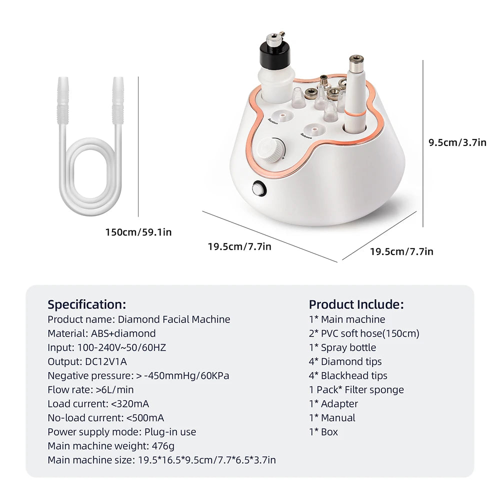 KentDO™ Diamond Microdermabrasion Machine for Smooth Skin