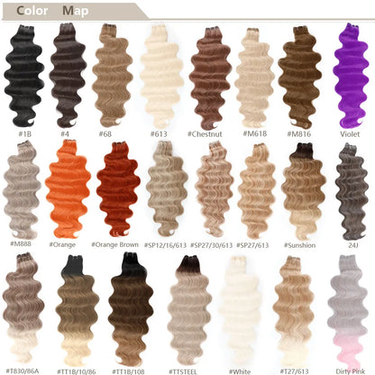 KentDO™ 30" Ombre Brown Body Wave Hair Extensions – Voluminous Look