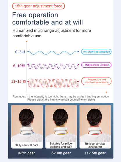 KentDO™ 4-Head Neck Massager with Heat & Vibration Relief