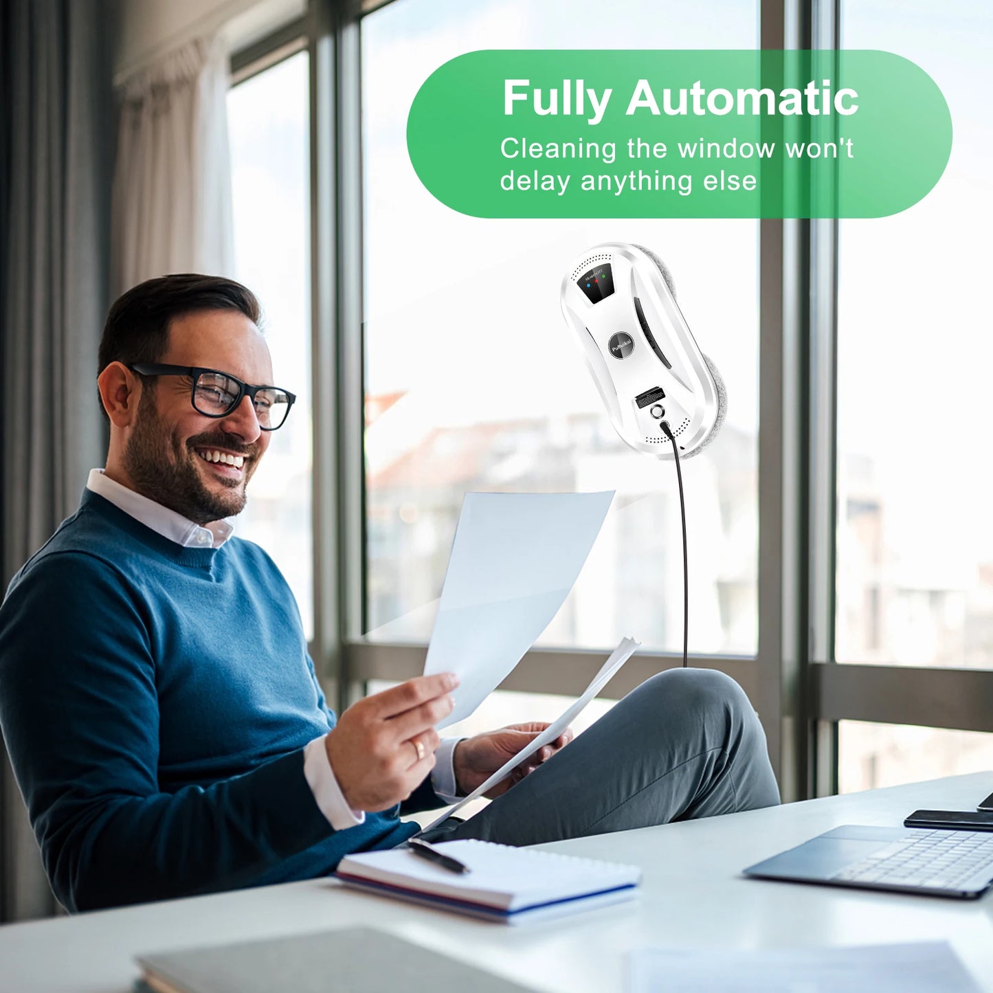 Smart Window Cleaning Robot – Hands-Free Streak-Free Glass