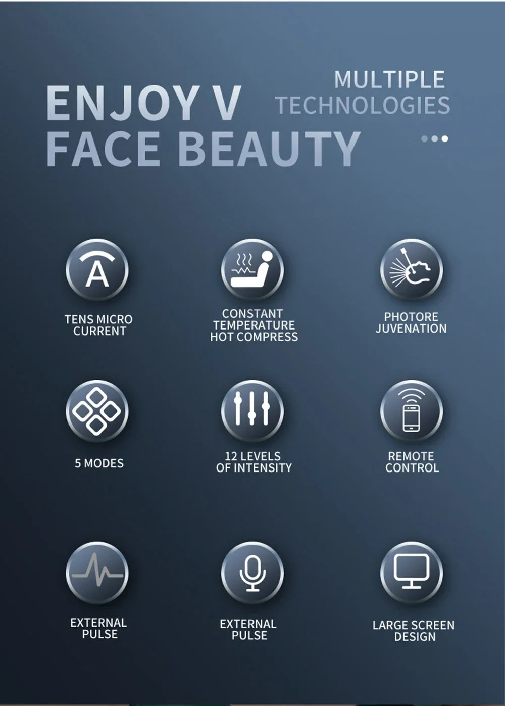 KentDO™ Microcurrent Face Massager for Lifting & Firming