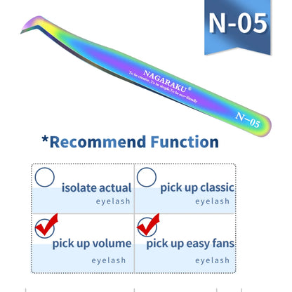 KentDO™ Precision Eyelash Tweezers – Stainless Steel Grip
