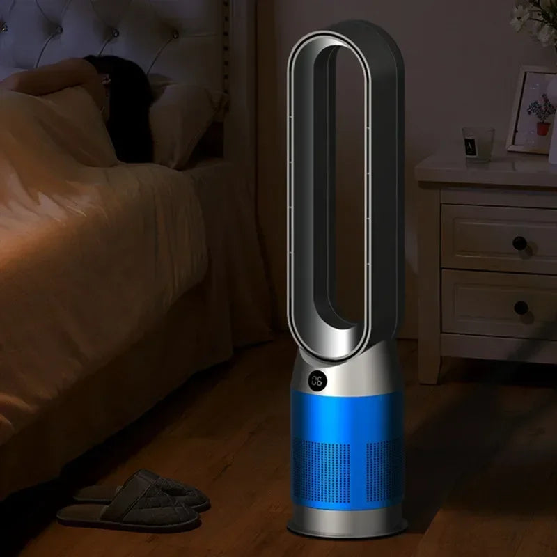 Bladeless Tower Fan 42-Inch | Quiet Cooling & Heat for Homes