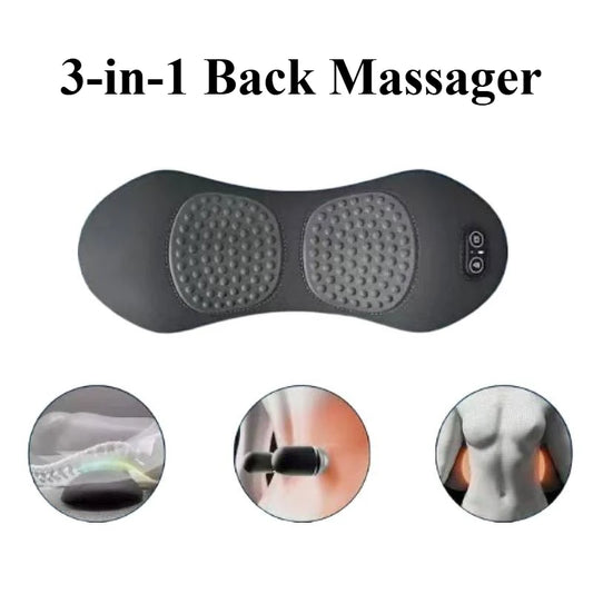 3-in-1 Back Massager for Heat & Deep Tissue Relief