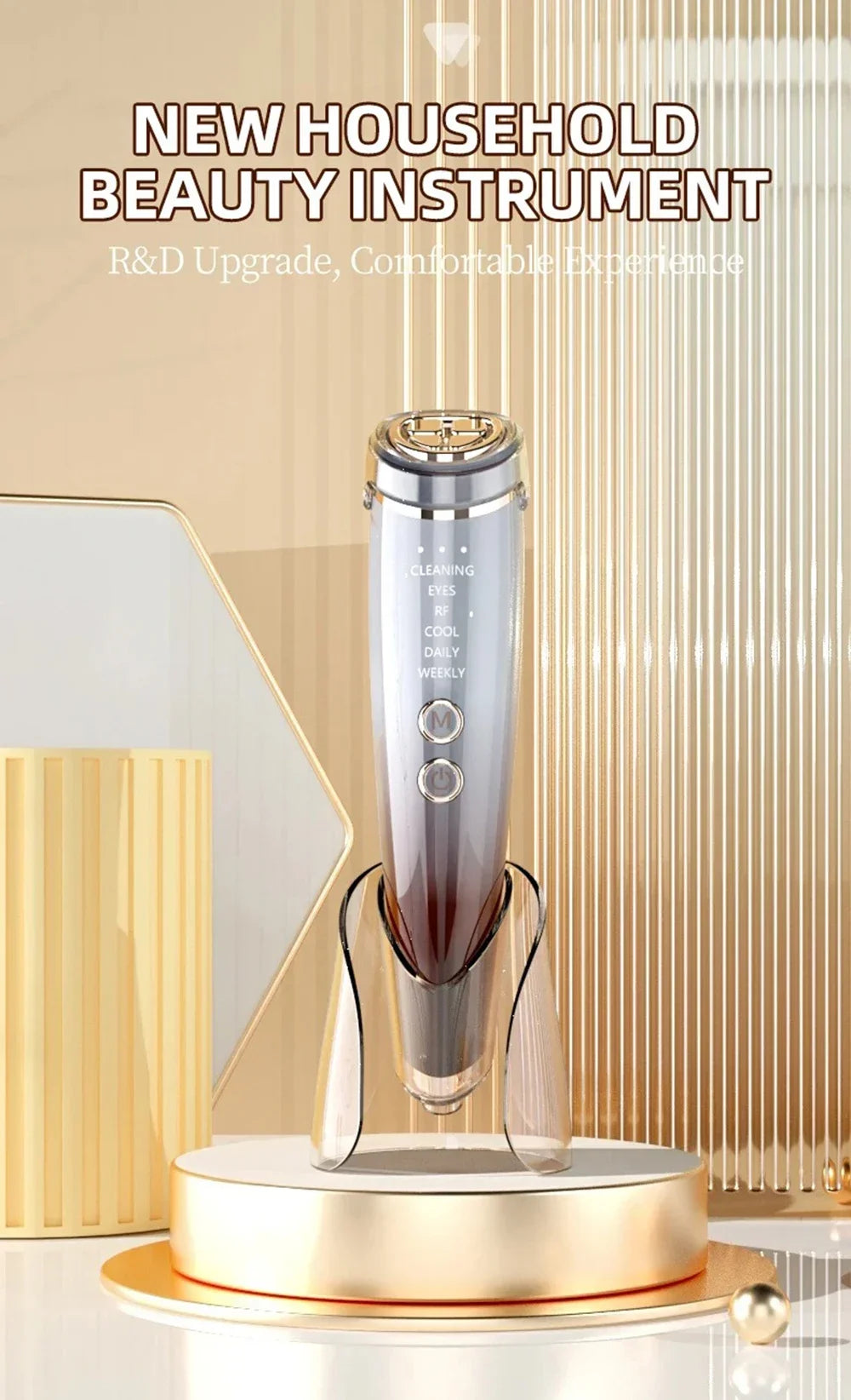 KentDO™ EMS Facial Massager 6-in-1 | Face & Eye Lifting