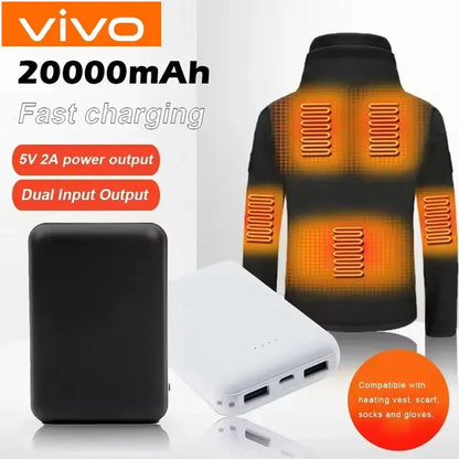 20000mAh Power Bank for Heated Clothing Long-Lasting Heat