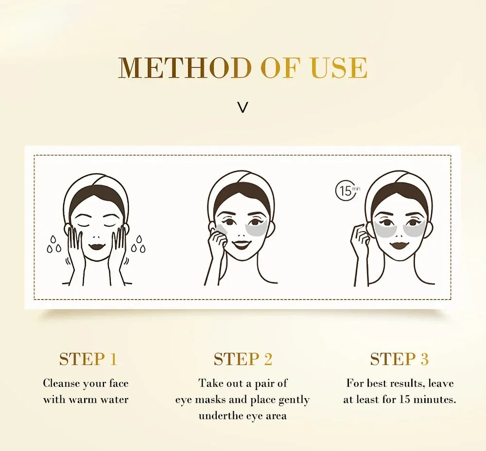 KentDO™ 24K Gold Eye Mask – Brighten & Firm Tired Eyes