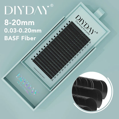 Classic Eyelash Extension 10 Trays Soft Natural Volume Pro+