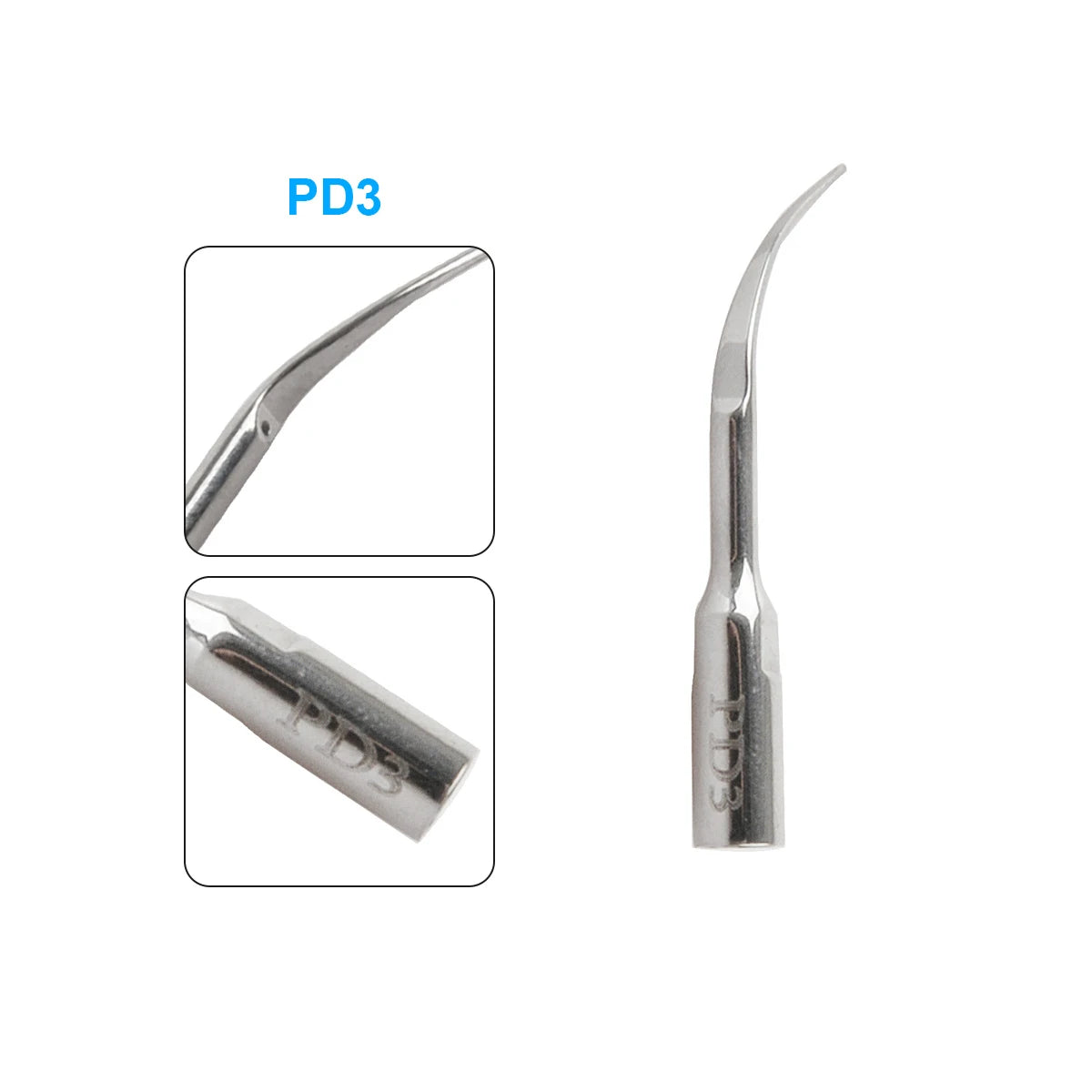 KentDO™ 5pcs Dental Ultrasonic Scaler Tips – Precision Cleaning