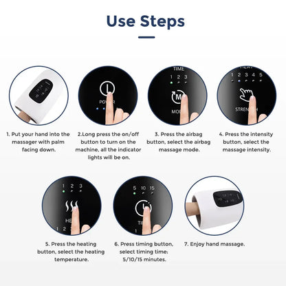 KentDO™ Wireless Hand Massager – Relieve Pain & Relax Deeply