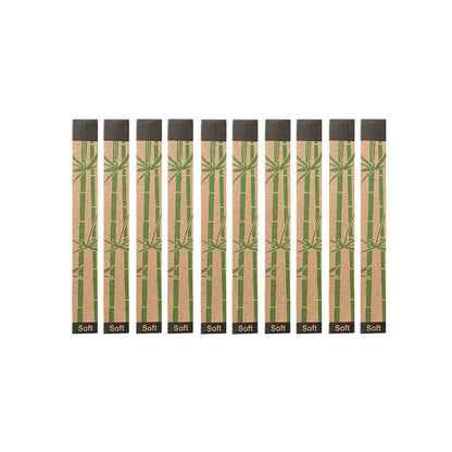 KentDO™ Bamboo Toothbrush Set – Eco-Friendly 10-Pack