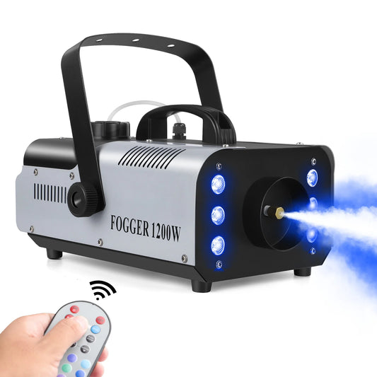 1200W Fog Machine with LED Lights for Powerful Stage Effects