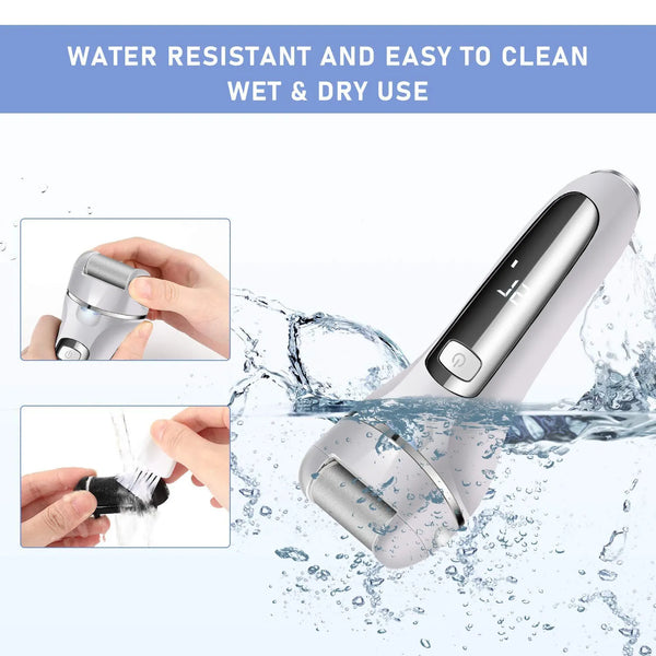 Electric Foot Callus Remover in Use