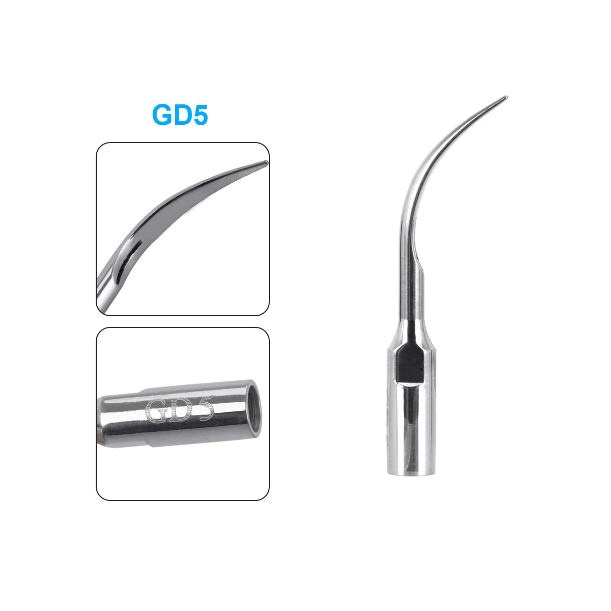 KentDO™ 5pcs Dental Ultrasonic Scaler Tips – Precision Cleaning