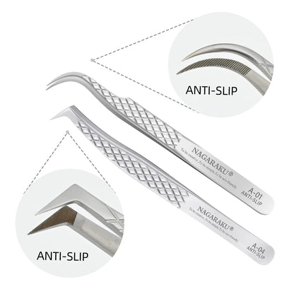 KentDO™ Precision Eyelash Tweezers – Stainless Steel Grip
